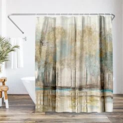 71x74 Shower Curtain With 12 Metal Grommets | Woodlot
