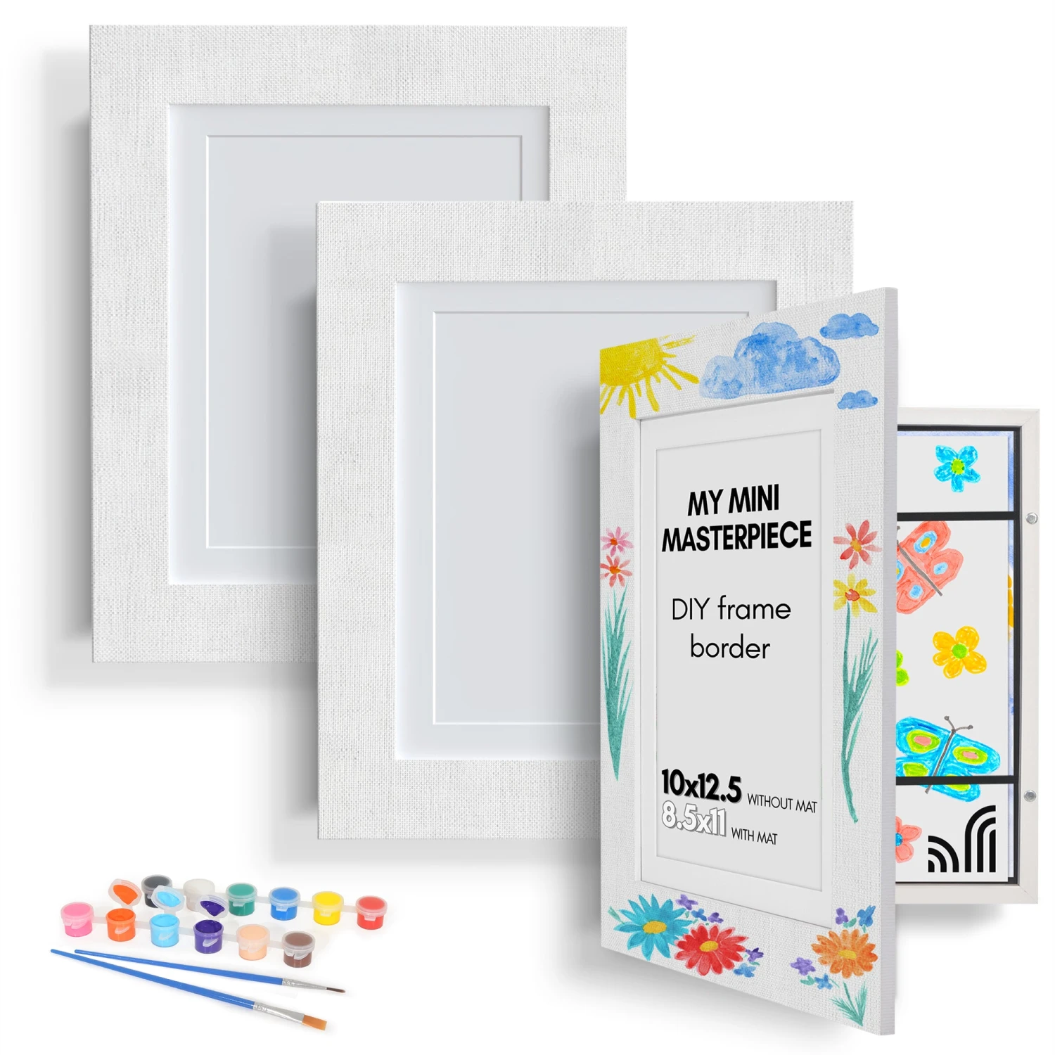Canvas Kids Art Frame With DIY Frame Border | My Mini Masterpiece - Image 9