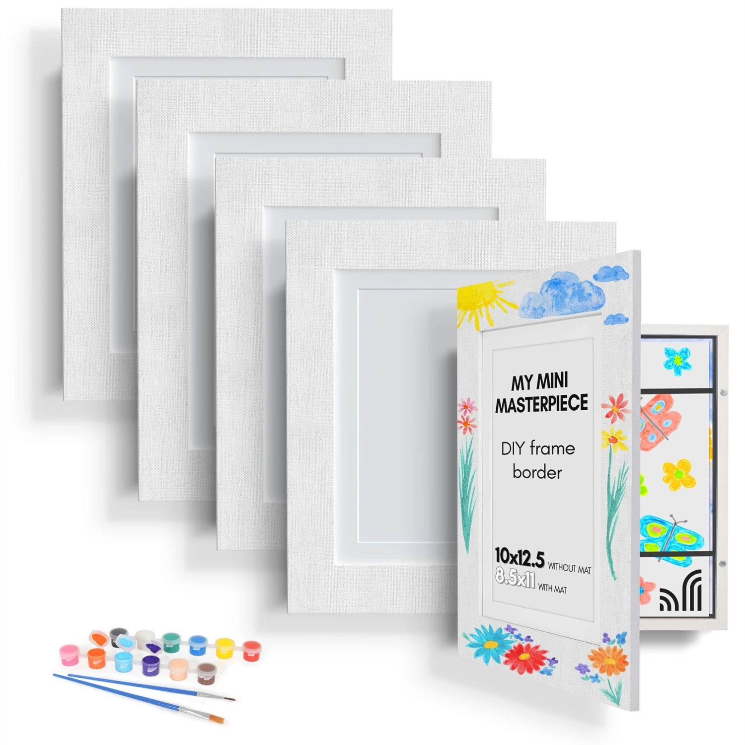 Canvas Kids Art Frame With DIY Frame Border | My Mini Masterpiece - Image 10