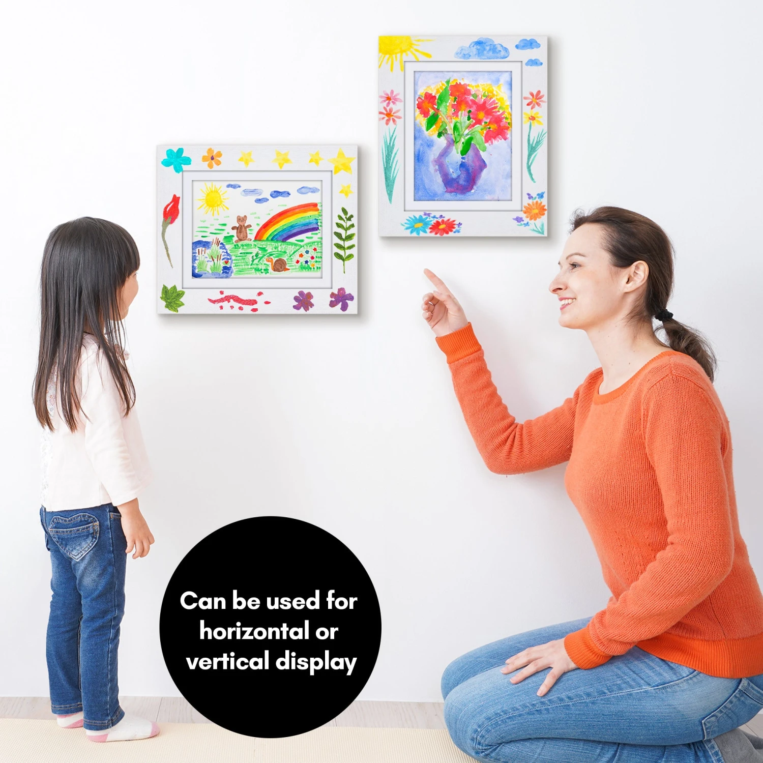 Canvas Kids Art Frame With DIY Frame Border | My Mini Masterpiece - Image 5